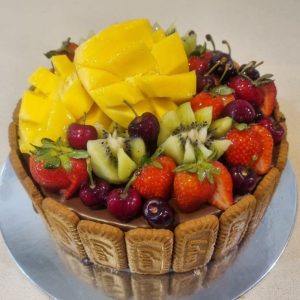 Custom Cake - Fruit Topped